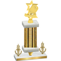 Premium Single Gold Glacier Victory Pickleball Trophy