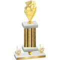 Premium Single Gold Glacier First Place Pickleball Trophy