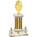 Premium Single Gold Glacier Victory Pickleball Trophy