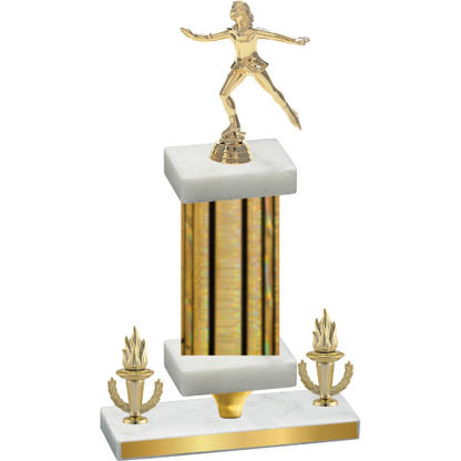 Premium Single Gold Glacier Victory Skater Trophy