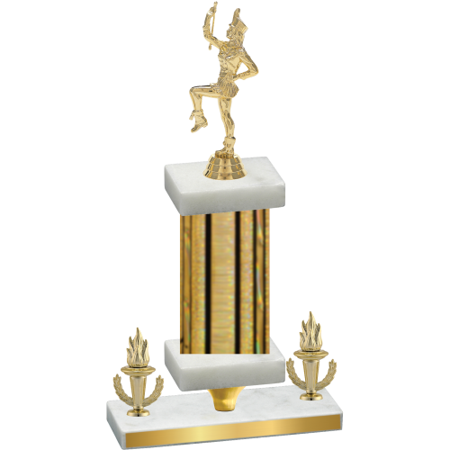 Premium Single Gold Glacier Victory Majorette Trophy