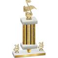 Premium Single Gold Glacier Year Music Trophy