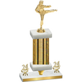Premium Single Gold Glacier Year Karate Trophy