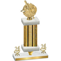 Premium Single Gold Glacier Year Baseball Trophy
