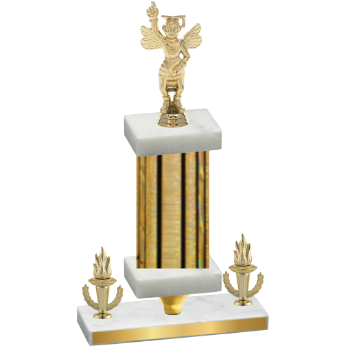 Premium Single Gold Glacier Victory Academics Trophy