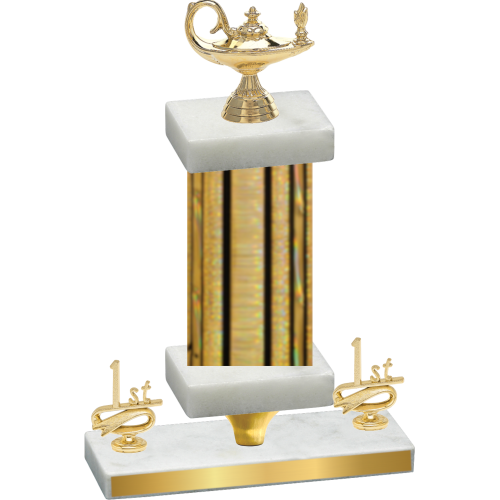 Premium Single Gold Glacier First Place Academics Trophy