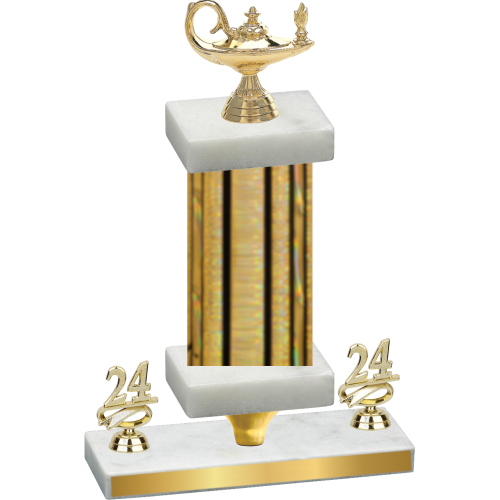 Premium Single Gold Glacier Year Academics Trophy