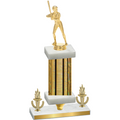Premium Single Gold Glacier Victory Softball Trophy