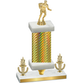Premium Single Gold Carbon Fiber Victory Rugby Trophy