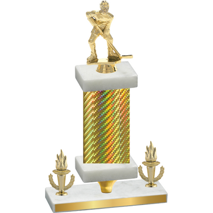 Premium Single Gold Carbon Fiber Victory Hockey Trophy