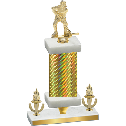 Premium Single Gold Carbon Fiber Victory Hockey Trophy
