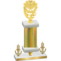 Premium Single Gold Carbon Fiber Victory Pickleball Trophy