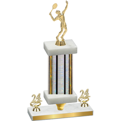 Premium Single Silver Glacier Year Tennis Trophy