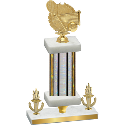 Premium Single Silver Glacier Victory Tennis Trophy