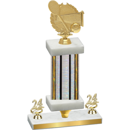 Premium Single Silver Glacier Year Tennis Trophy