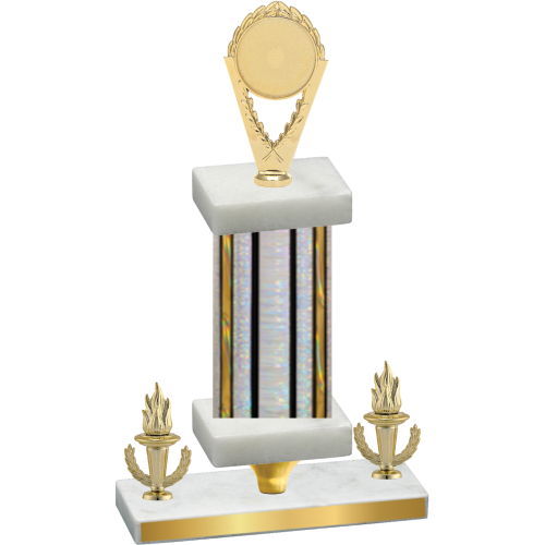 Premium Single Silver Glacier Victory Insert Trophy