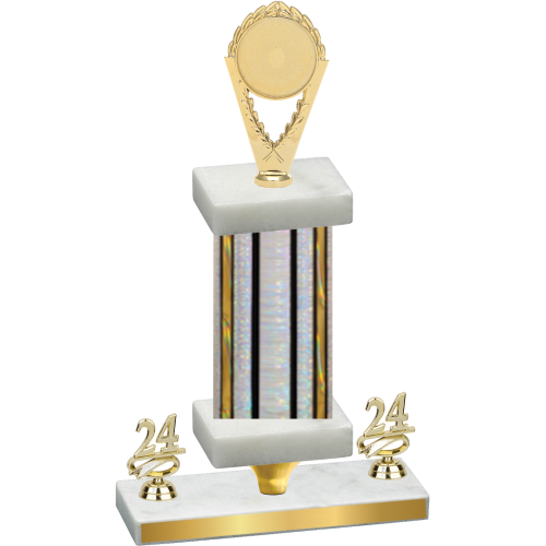 Premium Single Silver Glacier Year Insert Trophy