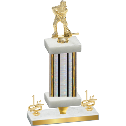 Premium Single Silver Glacier First Place Hockey Trophy