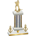 Premium Single Silver Glacier Victory Hockey Trophy
