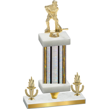 Premium Single Silver Glacier Victory Hockey Trophy