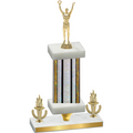 Premium Single Silver Glacier Victory Victory Trophy