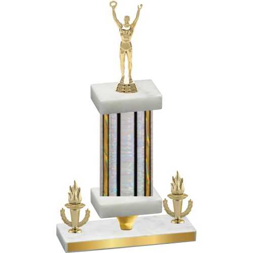 Premium Single Silver Glacier Victory Victory Trophy