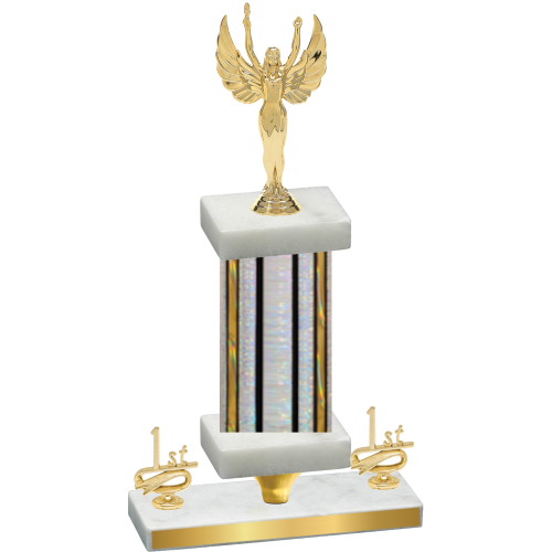 Premium Single Silver Glacier First Place Victory Trophy