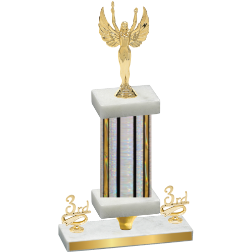 Premium Single Silver Glacier Third Place Victory Trophy