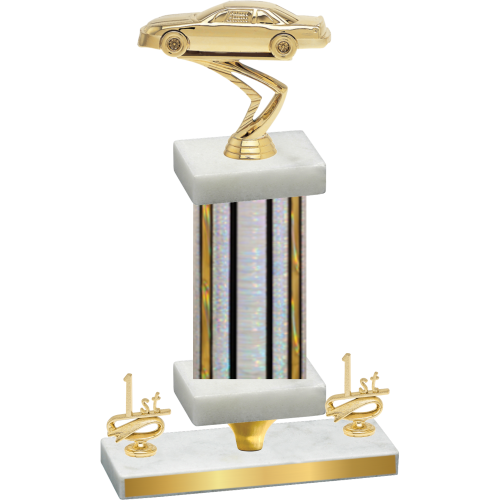 Premium Single Silver Glacier First Place Cars Trophy