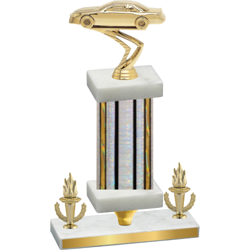 Premium Single Silver Glacier Victory Cars Trophy