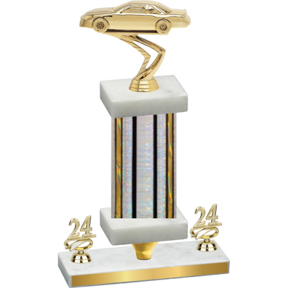 Premium Single Silver Glacier Year Cars Trophy