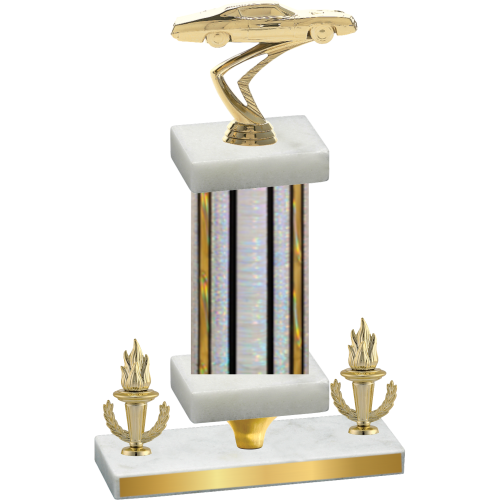 Premium Single Silver Glacier Victory Cars Trophy