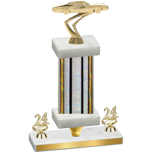 Premium Single Silver Glacier Year Cars Trophy