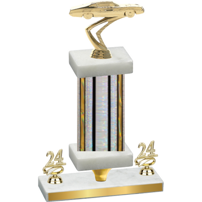 Premium Single Silver Glacier Year Cars Trophy