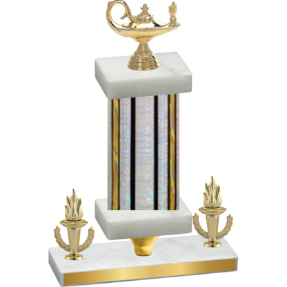 Premium Single Silver Glacier Victory Academics Trophy