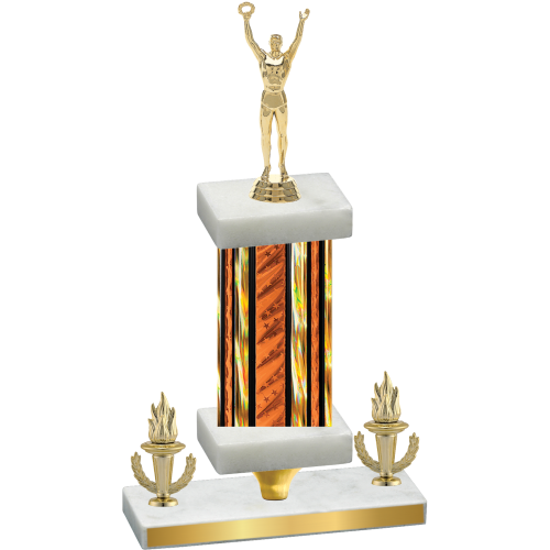 Premium Single Orange Glacier Victory Victory Trophy