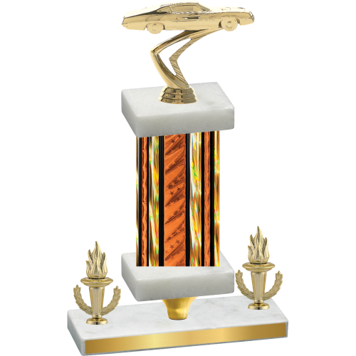 Premium Single Orange Glacier Victory Cars Trophy