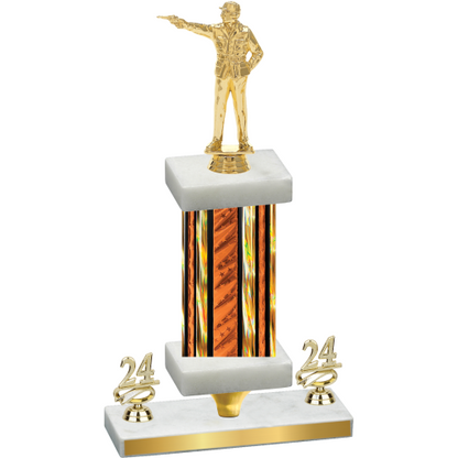 Premium Single Orange Glacier Year Shooter Trophy