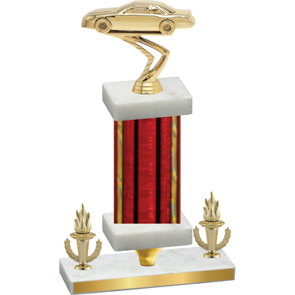 Premium Single Red Glacier Victory Cars Trophy