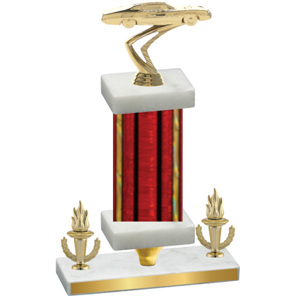 Premium Single Red Glacier Victory Cars Trophy