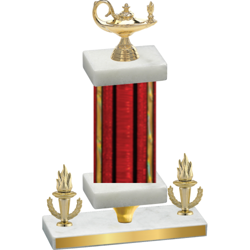 Premium Single Red Glacier Victory Academics Trophy