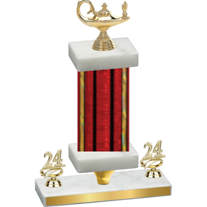 Premium Single Red Glacier Year Academics Trophy