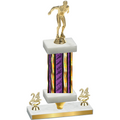 Premium Single Purple Glacier Year Swimming Trophy