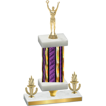 Premium Single Purple Glacier Victory Victory Trophy