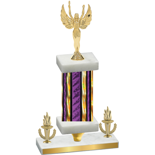 Premium Single Purple Glacier Victory Victory Trophy