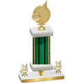 Premium Single Green Glacier Year Volleyball Trophy