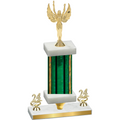 Premium Single Green Glacier Year Victory Trophy