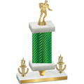 Premium Single Green Carbon Fiber Victory Rugby Trophy