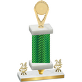 Premium Single Green Carbon Fiber Year Insert Trophy