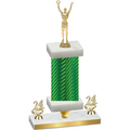 Premium Single Green Carbon Fiber Year Victory Trophy